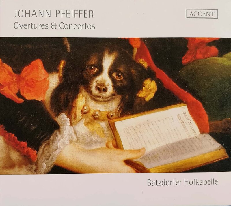 CD-Cover 'Johann Pfeiffer: Ouvertüren & Konzerte'