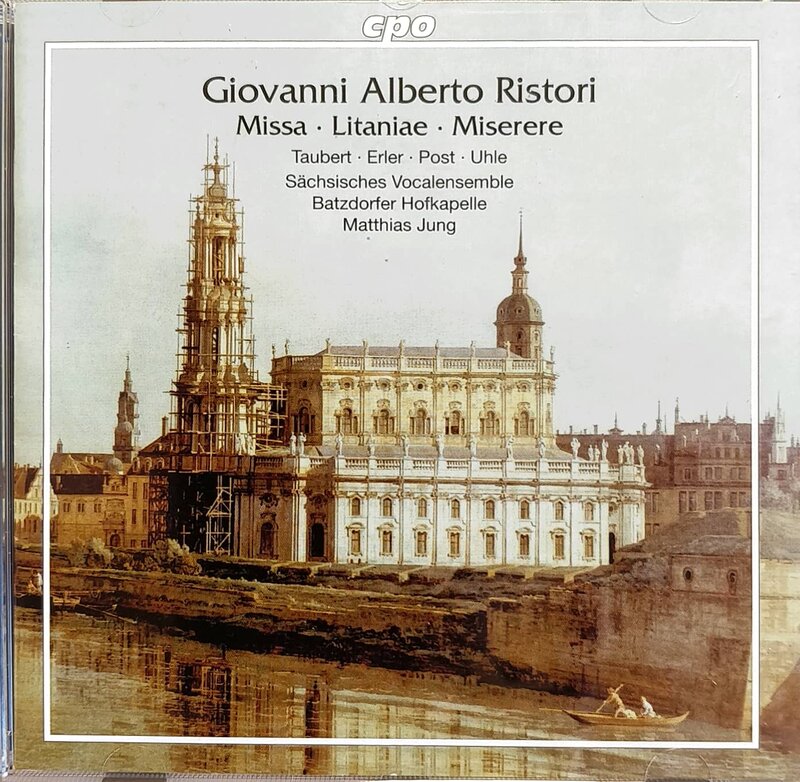 CD-Cover 'Giovanni Alberto Ristori: Missa, Litanei & Miserere'